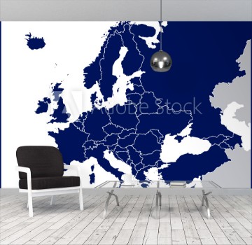 Picture of Europe Political Blank Map